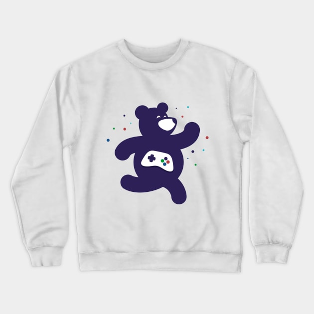 Running bear Crewneck Sweatshirt by S_Art Design